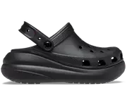 Crocs Classic Crush Platform Clog Sandals - Black