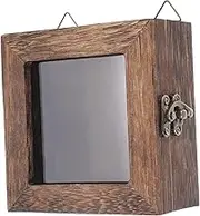 JECOMPRIS Hanging Insect Display Box Vintage Carbon Specimen Case for Butterflies Dried Flowers Storage Home Decor Dust Transparent Lid Compact Design
