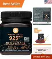 100% RAW MGO 925 Manuka Honey from New Zealand - Sourced & Certified, 8.75 oz