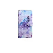 3D Painting Pattern Coloured Drawing Horizontal Flip TPU + PU Leather Case For Galaxy A20 / A30