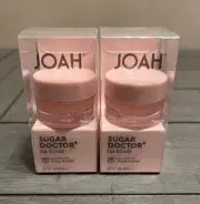 2x Joah Sugar Doctor Lip Scrub w/ Shea Butter 0.33oz Each JLTS01 PEACH SCENT New