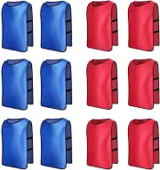 Senston Soccer Pinnies 12Pack Sprots Training Vest Team Practice Scrimmage Ve...
