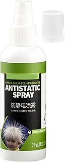 Anti Static Spray for Clothes - 100ml Static Remover for Hair | Fabric Refresher, Odor Eliminator, Travel Size Spray to Eliminate Static Cling/Flyaways/Shocks, Portable Anti-Static Solution for Women