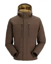 Simms Men's Cardwell Hooded Jacket - Size 2XL - Color Hickory - New - Closeout