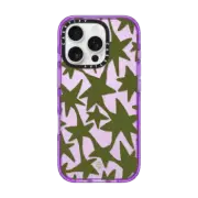 iPhone 16 Pro Impact Case Green Stars
