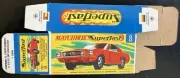 Matchbox Superfast #8 Ford Mustang Fastback Type G Repro Box