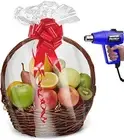 Shrink Wrap Basket Bags for Gift Baskets 10 Pack Clear Cellophane PVC Shrink Bag