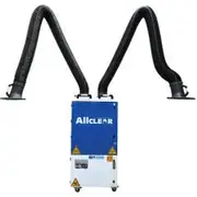 ALLCLEAR 415V/3PH 3m Arm Auto Clean Twin Fume Extraction for MA350 91350AMA3