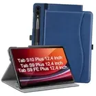for Samsung Galaxy Tab S10 Plus Case 2024/ S9 Plus/ S9 FE Plus 5G 12.4 IN Blue