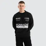 [Nomadic Paradise] Hike Crew Neck Jumper Jet Black