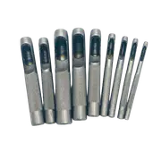 9 Piece Hollow Punch Set