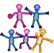 Dog Pop Tube - Animal Pop Tubes Fidget Sensory | Suction Cup Toy | (15.5x16cm/6.1x6.3 in) Telescopic Animal Pop Tubes Fidget Sensory for Parties Favors 3-5 Years Old Kids for Classroom Exchange