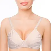 [Tnfeeon] Pregnant Women Nursing Bras Cotton Maternity Bra Front Open Breastfeeding Bra for Breastfeeding