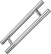 Stainless Barn Door Handle, 304 Stainless Gate Pull Handle, Barn Door Pull Handle, H Shape Door Handle, for Bedroom, Bathroom