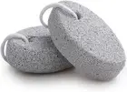 Natural Lava Pumice Stone Foot Scraper 2 Pack for Callus Removal and Care