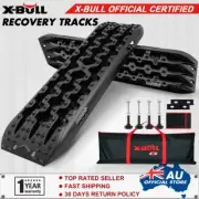 X-BULL Recovery Tracks Boards 10T Sand Snow Mud With 4PCS Mounting Pin 4WD Black