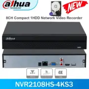 Dahua NVR2108HS-4KS3 8 Channel Compact 1HDD NVR Camera Network Video Recorder
