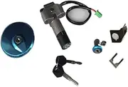 CACNPDPHZH Motorcycle Ignition Switch Helmet Steering Seat Lock Key Fuel Gas Cap Set Fit for Suzuki 125 GT125 QS125-5 GT 125 Genuine Spare Part