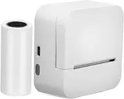 KICHOUSE Mini Thermal Printer Label Maker Portable Photo Printer Sticker Maker Machine Thermal Paper for Office DIY