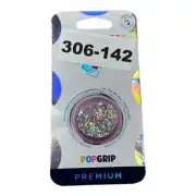 PopSockets Premium Grip with Swappable Top for Cell Phones, PopGrip Sparkle Rose