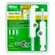 Whitco Patio Bolt - 2 Pack black/white/silver/primrose/mahogany