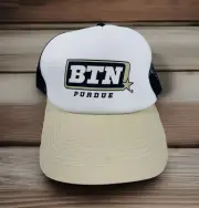 BTN • Big Ten Network • Perdue Boilermakers • Trucker Mesh SnapBack Hat Cap