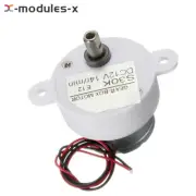1-10Piece 12V 14RPM High Torque Electric DC Geared Box Reduction Motor S30K