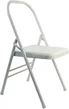 QSTDGVPW Lumbar Back Auxiliary Chair Flexibility Practice Equipment Comfortable Professional Back Seat Folding Chair