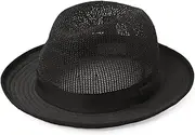 [CA4LA] Casilla ZKN02500 Men's Medium Folding Hat, Washable, Daily, Spring, Summer, Casual, Ribbon, Adjustable Size