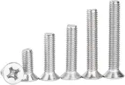 200pcs/lot GB819 DIN965 M3.5x6/8/10/12/14/16/20mm Stainless Steel 304 Flat countersunk Head Micro mach(M3.5X8 200PCS)