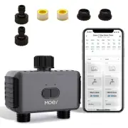 Bluetooth Sprinkler Timer 2 Zone, Water Timer for Garden Hose, 2 Outlet Hose ...