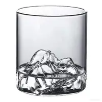 在飛比找蝦皮商城優惠-玻璃觀山杯日式富士山藏山杯日本威士忌酒杯家用高顏值水杯創意