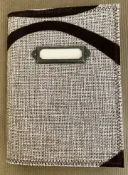 Handmade Upholstery Fabric Junk Journal/Unique/Craft/Journal/Scrapbook