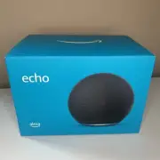 BRAND NEW SEALED - Amazon Echo (4th Gen) Smart Speaker in Charcoal (Black)