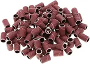 CTIRCHIU 300Pcs Nail Sanding Bands Various Grits for Nail Drill for Manicure and Pedicure Compatible with Natural Artificial Nails