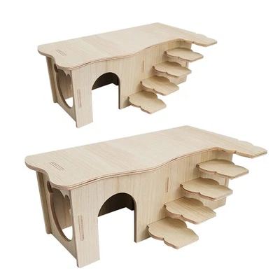 Hamster Hideout Multi Chamber Room for Hamster Syrian Mice Gerbils Mouse Dwarf