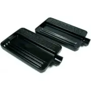 2 Black Plastic Bead Sorting Tray Diamond Pearl Gemstone Jewelry Craft Organizer