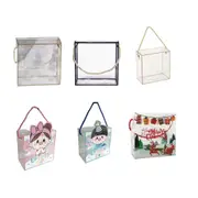 20PCS PET Handheld Snowflake Crisp Nougat Toffee Cookie Gift Packaging Box