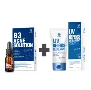 [Dr. May] UV Defense Ultra Light SPF50 PA++++ 40ml + B3 Acne Solution 10ml 防曬抗痘組