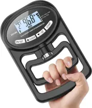 Hand Dynamometer Grip Strength Trainer - Electronic black