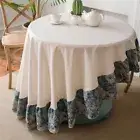 180cm Round Tablecloth For Dining Kitchen Coffee Table Cloth Covers Party Decor