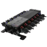 Viega 50142 ManaBloc 14-Port, 3/8 PEX Crimp Manifold, (6) Hot, (8) Cold