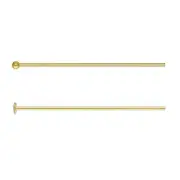 30pcs 14K Gold Filled Ball Headpins Cup Head Pin 26 24 22 gauge 25.4 38.1 50.8mm