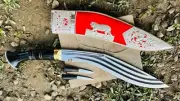 EGKH-14 inch Royal Kothimora (Majestic) kukri-Exclussive Silver khukuri-Gurkha