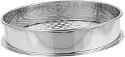 BESPORTBLE Stainless Steel 10mm Round Hole Soil Sifter for Garden Soil Sieve Large Mesh Filter Net