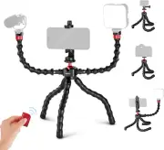 T91 Flexible Tripod for Iphone Mini Cellphone Tripod Stand for Vlog, Magic Arms/