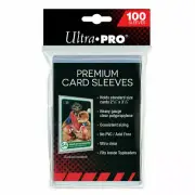 100 ct Ultra Pro Premium Platinum Card Protector Sleeves for MTG Yugioh Pokemon.