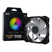 ASUS TUF Gaming TF120 ARGB 120mm PWM Black Fan - Single Pack