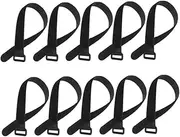 Angoily 10pcs Reusable Hook and Loop Straps for Yoga Mat Storage Adjustable Cable Ties for Organizing Cords and Securing Items Office and Travel Material
