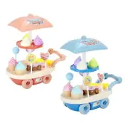 Candy Ice Cream Truck Toy Vend Stall Booth Model Educational Toy Pretend Play